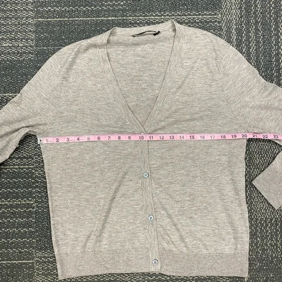 Jenni Kayne Cashmere Silk Blend Boyfriend Cardigan Size M - Picture 3 of 7